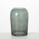 Sullivans Smoked Glass Flower Vase for Home Decor