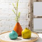 Sullivans Rustic Ceramic Vase Set - 3 Pieces