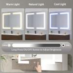 LED Bathroom Medicine Cabinet with Mirror and Lights