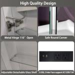 LED Bathroom Medicine Cabinet with Mirror and Lights