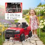 Qaba 12V Dodge RAM Kids Ride-On Car