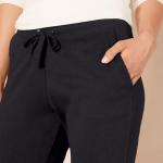 Amazon Essentials Women's Black Fleece Jogger Pants