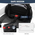 Licensed Mercedes-Benz Kids Electric Car by TOBBI, Children Ride On Toy, Battey-Powered Vehicle with Parental Remote Control/Soft Start/3 Speeds/Horn & LED for Toddlers Ages 3-6 Years-White