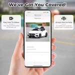 Licensed Mercedes-Benz Kids Electric Car by TOBBI, Children Ride On Toy, Battey-Powered Vehicle with Parental Remote Control/Soft Start/3 Speeds/Horn & LED for Toddlers Ages 3-6 Years-White