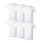 Hanes Men's Moisture-Wicking Cotton Crew Tees - 6 Pack