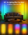 Smart RGB Corner Floor Lamp with App & Remote