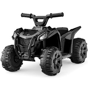 Kids Ride-On 6V Quad ATV Toy Car - Black