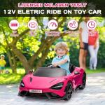 MUKIDY McLaren 765LT Kids Ride-on Car - Pink