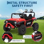 Kids 2-Seater Electric Ride-On Truck, Red