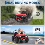 Kids 2-Seater Electric Ride-On Truck, Red