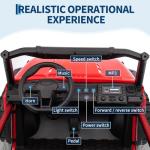 Kids 2-Seater Electric Ride-On Truck, Red