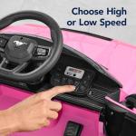 12V Ford Mustang Electric Ride On Car - Pink