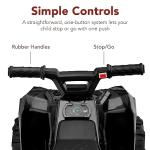 Kids Ride-On 6V Quad ATV Toy Car - Black