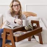 ECR4Kids Adjustable Stacking Bookcase - Dark Walnut