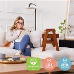 ECR4Kids Adjustable Stacking Bookcase - Dark Walnut