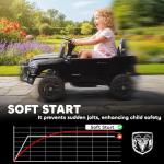 Qaba 12V Kids Dodge RAM Ride On Car