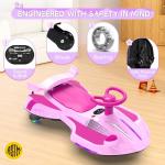 12V Wiggle Car for Kids - Rechargeable Drifting Ride