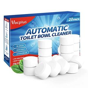 Vacplus Automatic Toilet Bowl Cleaner Tablets, 20 Pack