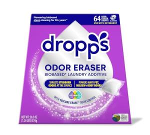Dropps Odor Eraser Laundry Pods - 64 Count