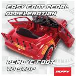 Huffy Lightning McQueen 6V Ride-On Toy Car with Headlights & Engine Sounds, Foot Pedal Drive, Up to 2.5 MPH, Ages 3–7