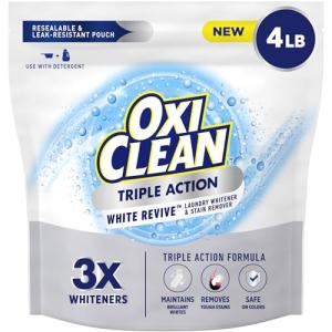 OxiClean White Revive Stain Remover Powder, 4 lbs