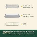 Cuisinart Digital Air Fryer Toaster Oven, Silver