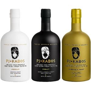 PJ KABOS Organic Greek Extra Virgin Olive Oil Set