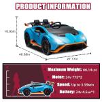 24V Kids Electric Ride-On Car with Remote