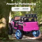 Hikiddo 24V Kids Ride-On Car - Pink