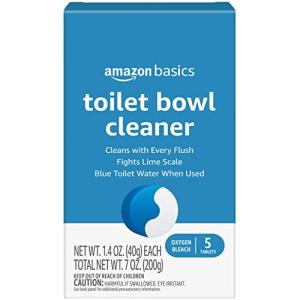 Amazon Basics Toilet Bowl Cleaner Tablets, Unscented