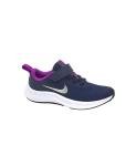 Nike Pico 5 Trainers, Midnight Navy Silver, Size 13