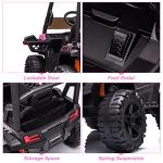 12V Pink Electric UTV Ride-On Toy for Kids