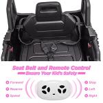 12V Pink Electric UTV Ride-On Toy for Kids