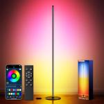 LuckyStyle Smart RGB Corner Floor Lamp with Remote