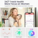 Blintok Waterproof Smart Watch Fitness Tracker - Pink