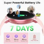 Blintok Waterproof Smart Watch Fitness Tracker - Pink