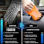 Car Cleaning Duster Brush – Stocking Stuffer Car Organization Essentials Accessories – Stocking Stuffers for Men and Women