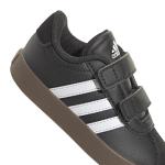 adidas Kids' VL Court 3.0 Sneakers, Black/White