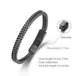 Men's Stainless Steel Franco Chain Bracelet