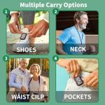 3D Step Counter Pedometer with Clip & Lanyard