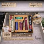 6-in-1 Kitchen Bag Organizer and Wrap Dispenser