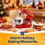 VIVOHOME 660W Tilt-Head Stand Mixer, 6 Quart