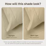 California Design Den Queen Sheet Set - Soft 400 Thread Count Sateen, Natural 100% Cotton Sheets with Deep Pockets, Cooling and Durable Bedding Set - Beige (Golden Tone)