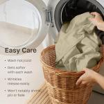 California Design Den Queen Sheet Set - Soft 400 Thread Count Sateen, Natural 100% Cotton Sheets with Deep Pockets, Cooling and Durable Bedding Set - Beige (Golden Tone)