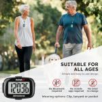 AVTREK 3D Clip-On LED Pedometer for Walking