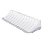 Hanes Boys Extra Durable White Ankle Socks, 12 Pack