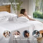 Cooling Queen Sheet Set, Bamboo Breathable Bedding