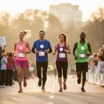 4-Pack Magnetic Race Bib Holders for Marathon Runners