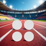 4-Pack Magnetic Race Bib Holders for Marathon Runners