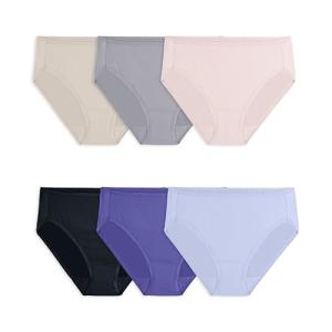 Fruit Of The Loom Women's Lightweight Microfiber Briefs 6-Pack